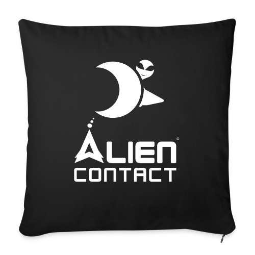 Alien Contact - Cuscino da divano 45 x 45 cm con riempimento