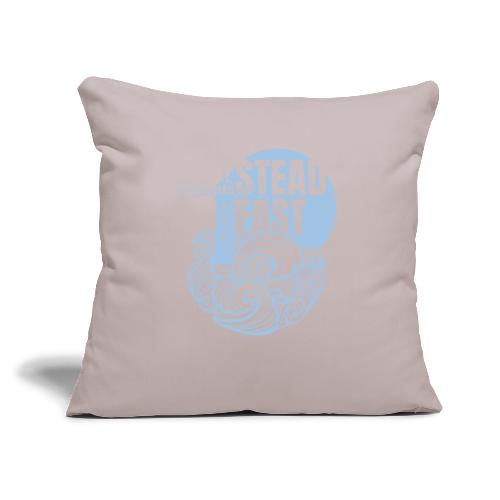 Steadfast - light blue - Sofa pillow with filling 45cm x 45cm