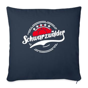 Schwarzwälder Heimat Schwarzwald - Sofakissen mit Füllung 45 x 45 cm - Navy - Vorne