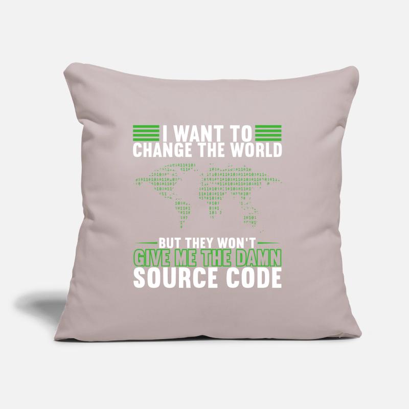 Programmer Computer Scientist Programming Sofa pillow with filling 45cm x 45cm