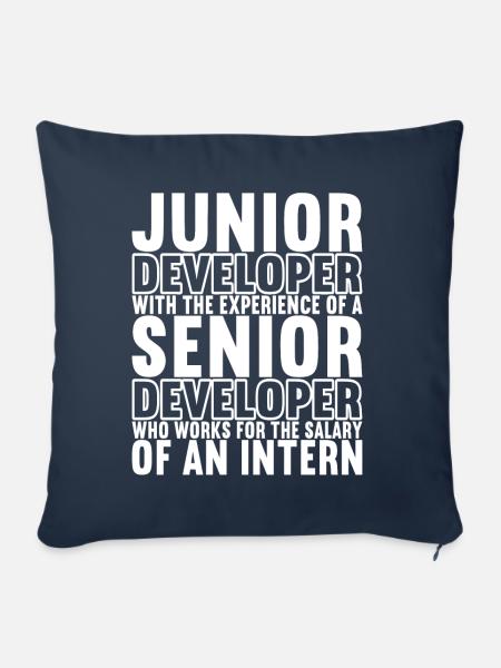 Programmierer Programmieren Informatiker - Sofakissen mit Füllung 45 x 45 cm - Navy