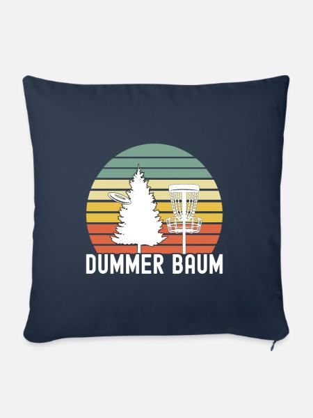 Disc Golf Disc Golfer - Sofakissen mit Füllung 45 x 45 cm - Navy