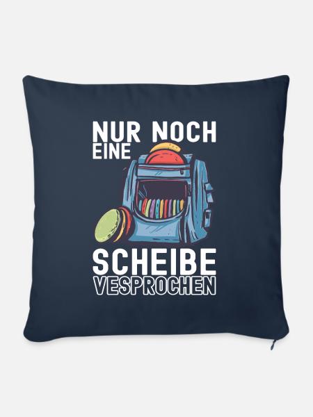 Disc Golf Disc Golfer - Sofakissen mit Füllung 45 x 45 cm - Navy