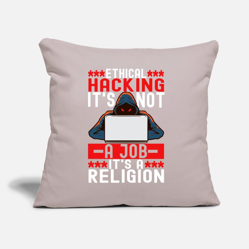 Programmer Cyber Security Sofa pillow with filling 45cm x 45cm