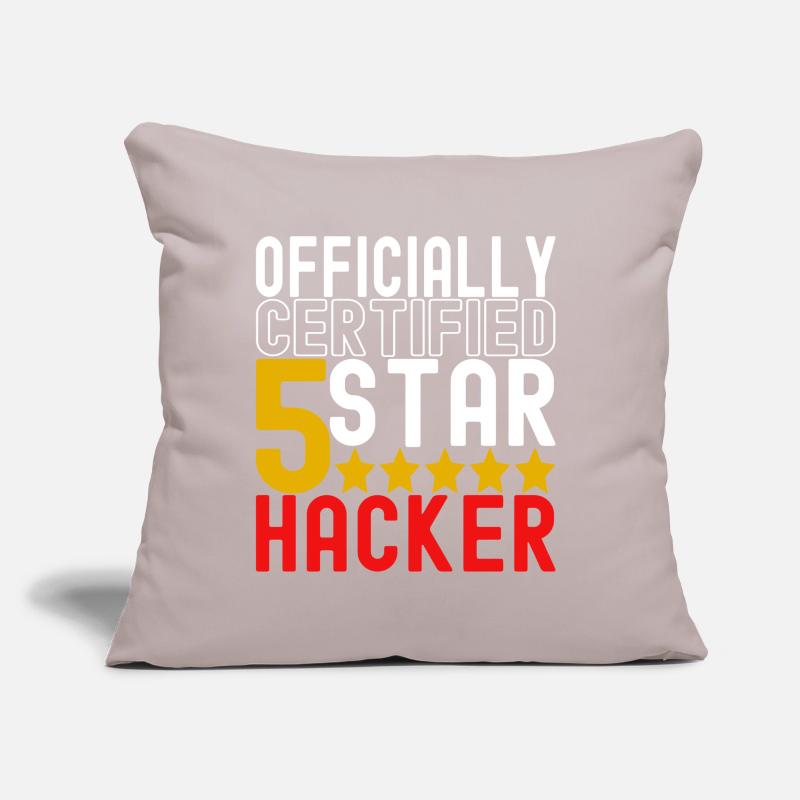 Programmierer Cyber Security Sofakissen mit Füllung 45 x 45 cm
