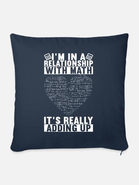 Mathe Mathelehrer - Sofakissen mit Füllung 45 x 45 cm - Navy