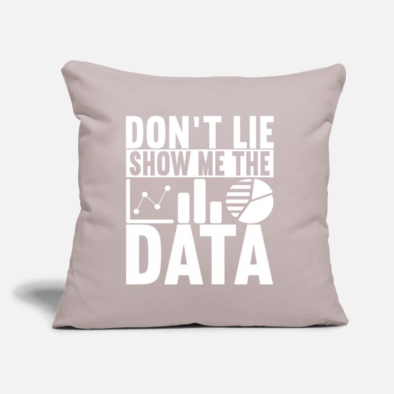 Data Scientist Data Analyst Sofakissen mit Füllung 45 x 45 cm