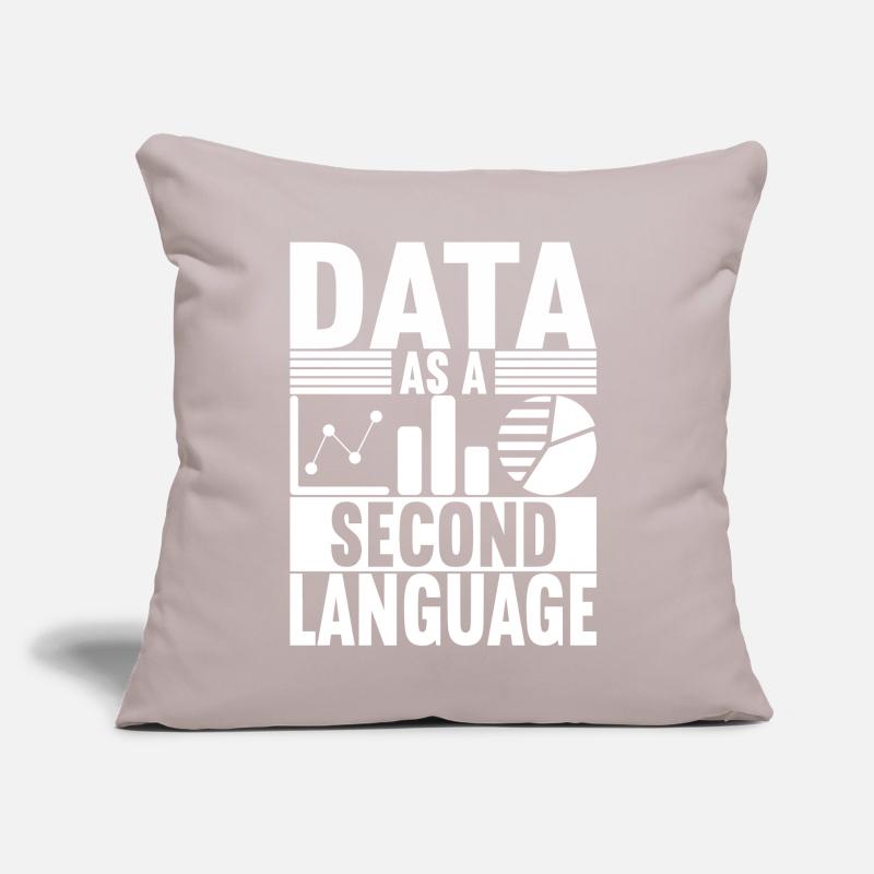 Data Scientist Data Analyst Sofa pillow with filling 45cm x 45cm