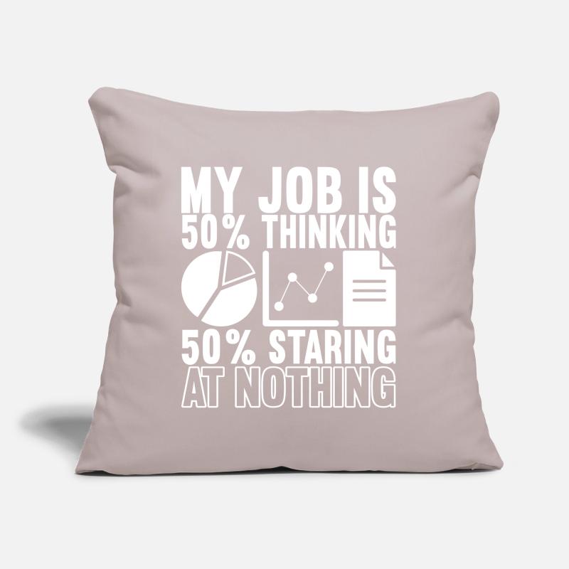 Data Scientist Data Analyst Sofa pillow with filling 45cm x 45cm