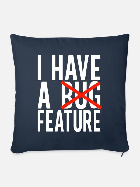 Programmierer Informatiker - Sofakissen mit Füllung 45 x 45 cm - Navy