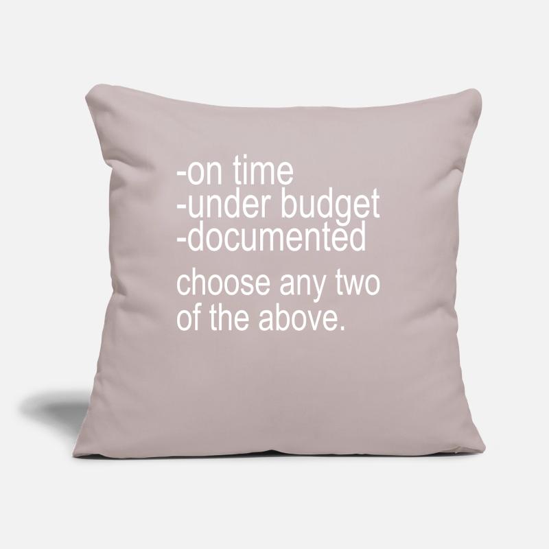 Programmer Computer Scientist Sofa pillow with filling 45cm x 45cm