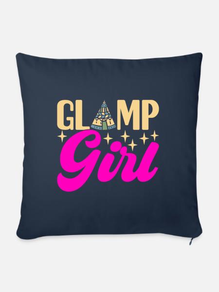 Glamping Glamper - Sofakissen mit Füllung 45 x 45 cm - Navy