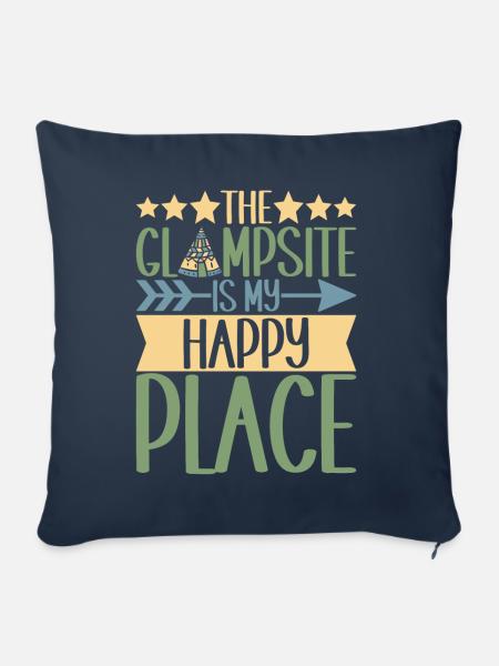 Glamping Glamper - Sofakissen mit Füllung 45 x 45 cm - Navy