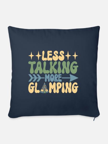 Glamping Glamper - Sofakissen mit Füllung 45 x 45 cm - Navy