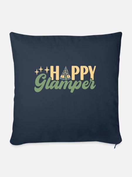 Glamping Glamper - Sofakissen mit Füllung 45 x 45 cm - Navy
