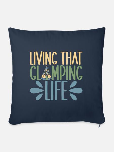 Glamping Glamper - Sofakissen mit Füllung 45 x 45 cm - Navy