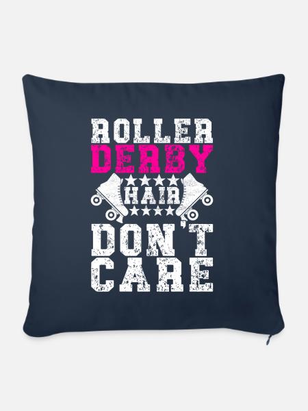 Roller Derby - Sofakissen mit Füllung 45 x 45 cm - Navy