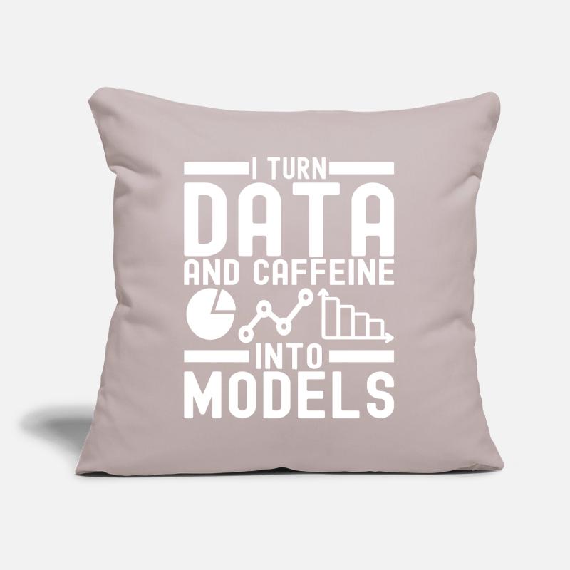 Data Science Datenanalyst Sofakissen mit Füllung 45 x 45 cm
