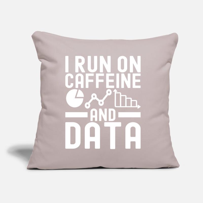 Data Science Datenanalyst Sofakissen mit Füllung 45 x 45 cm