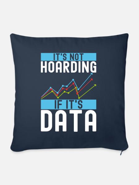 Data Science Datenanalyst - Sofakissen mit Füllung 45 x 45 cm - Navy