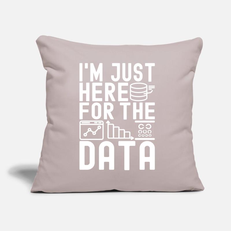 Data Science Datenanalyst Sofakissen mit Füllung 45 x 45 cm