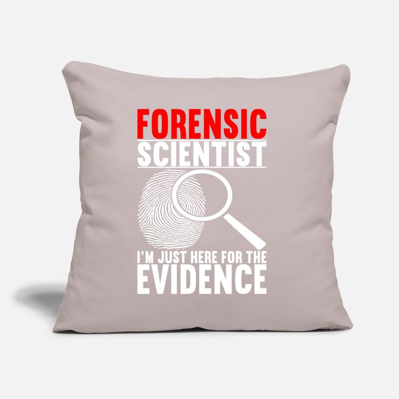 Forensics Forensic Scientist Sofa pillow with filling 45cm x 45cm