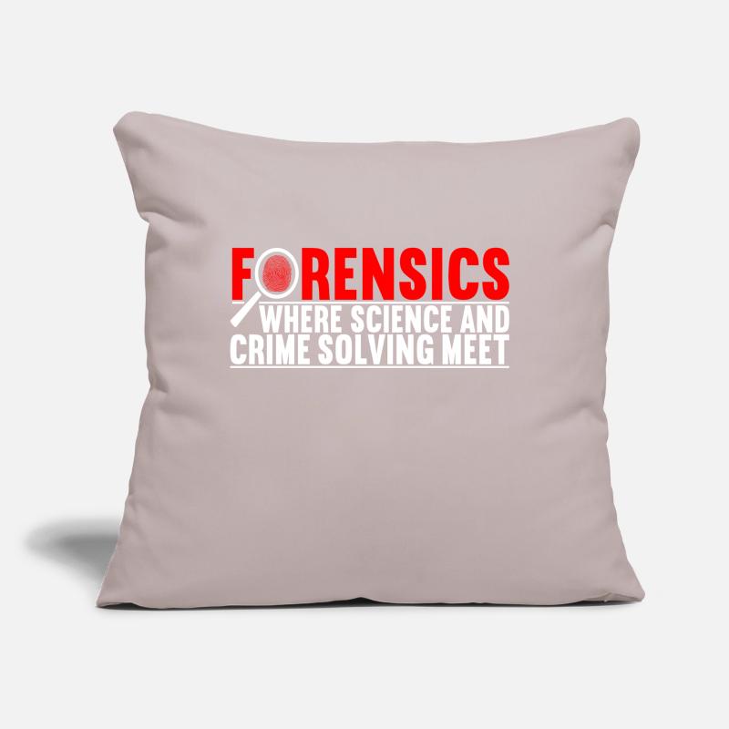 Forensics Forensic Scientist Sofa pillow with filling 45cm x 45cm