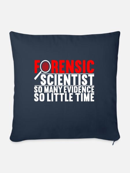 Forensik Forensiker - Sofakissen mit Füllung 45 x 45 cm - Navy