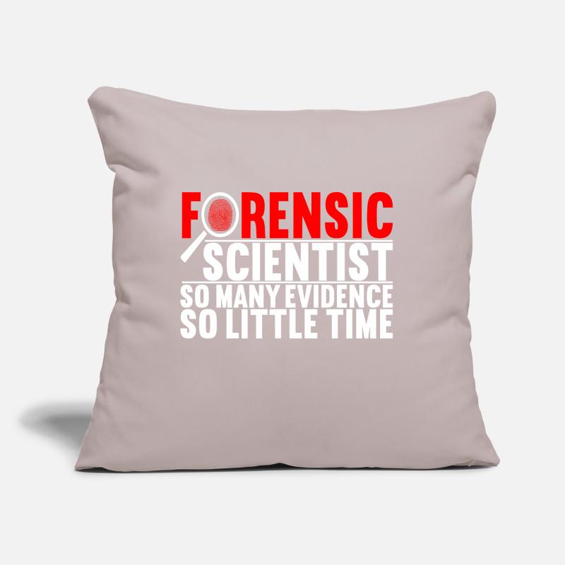 Forensics Forensic Scientist Sofa pillow with filling 45cm x 45cm