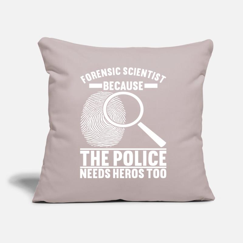 Forensics Forensic Scientist Sofa pillow with filling 45cm x 45cm