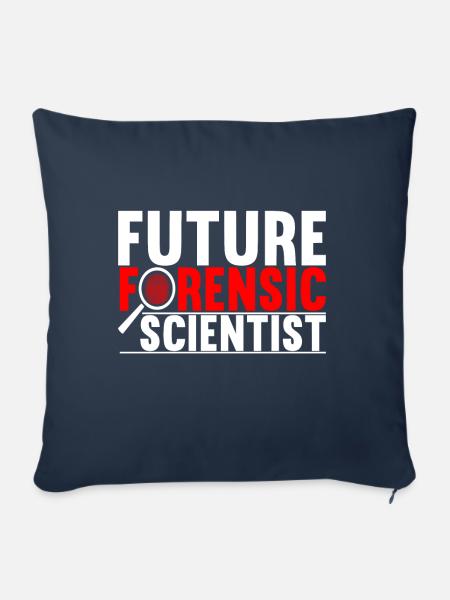 Forensik Forensiker - Sofakissen mit Füllung 45 x 45 cm - Navy