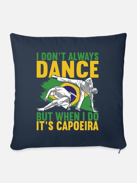 Capoeira Capoeirista - Sofakissen mit Füllung 45 x 45 cm - Navy