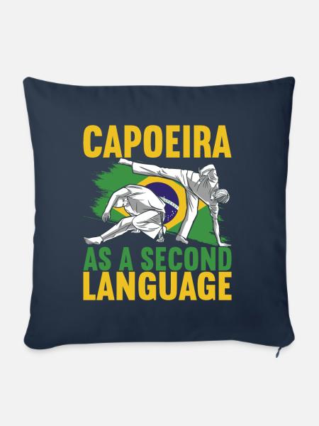 Capoeira Capoeirista - Sofakissen mit Füllung 45 x 45 cm - Navy