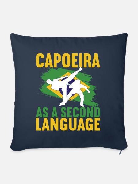 Capoeira Capoeirista - Sofakissen mit Füllung 45 x 45 cm - Navy