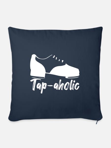 Stepptanz Stepptänzer - Sofakissen mit Füllung 45 x 45 cm - Navy