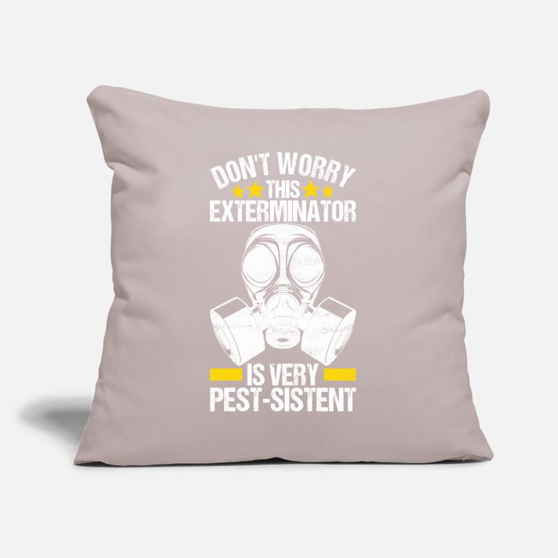 Schädlingsbekämpfung Kammerjäger Sofakissen mit Füllung 45 x 45 cm