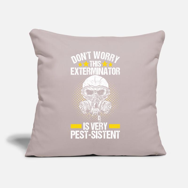 Schädlingsbekämpfung Kammerjäger Sofakissen mit Füllung 45 x 45 cm