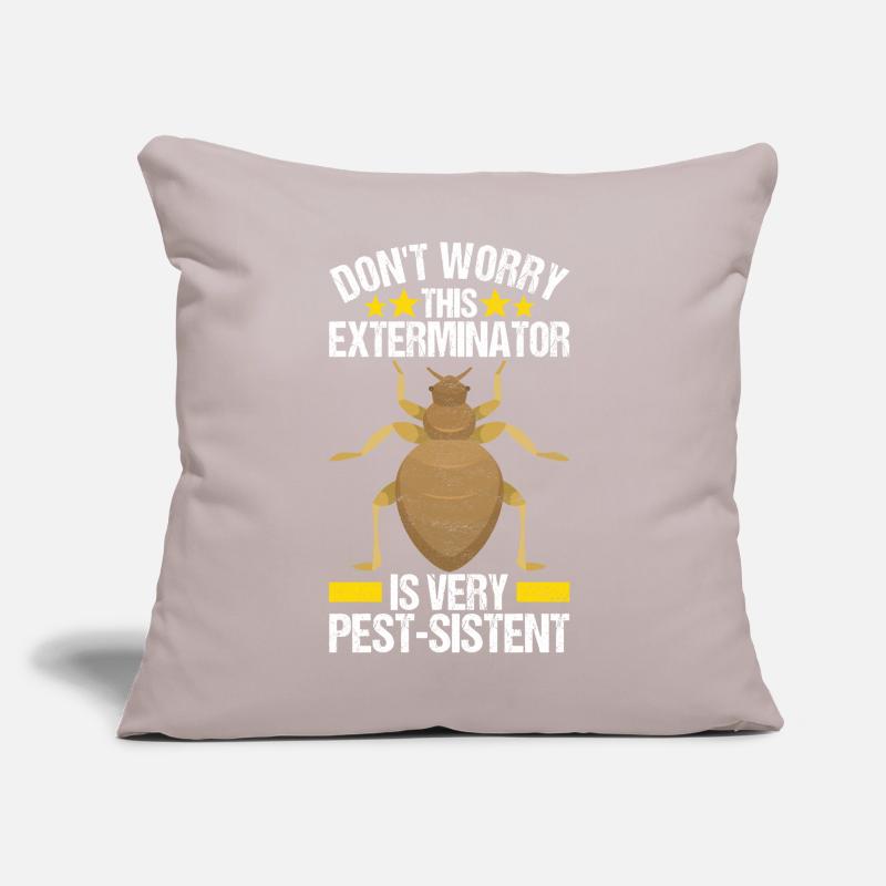 Schädlingsbekämpfung Kammerjäger Sofakissen mit Füllung 45 x 45 cm