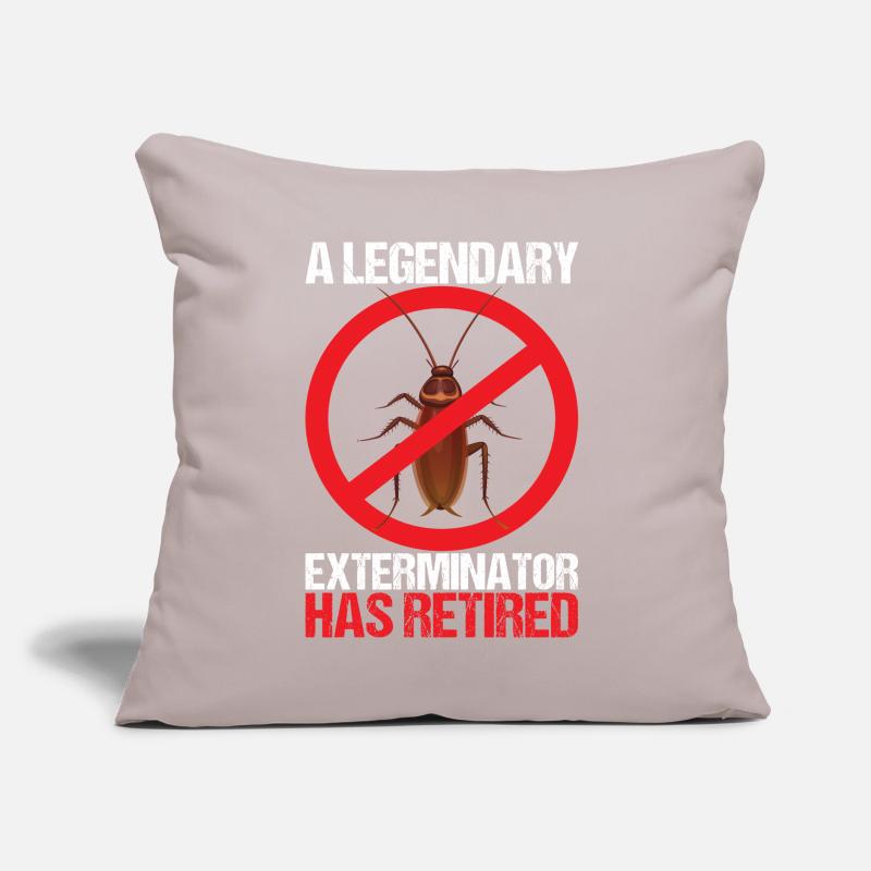 Schädlingsbekämpfung Kammerjäger Sofakissen mit Füllung 45 x 45 cm