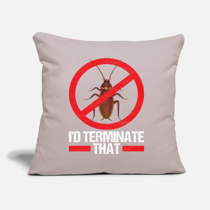 Schädlingsbekämpfung Kammerjäger Sofakissen mit Füllung 45 x 45 cm