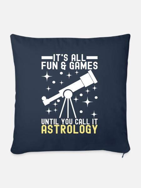 Atronome Astronomie - Sofakissen mit Füllung 45 x 45 cm - Navy