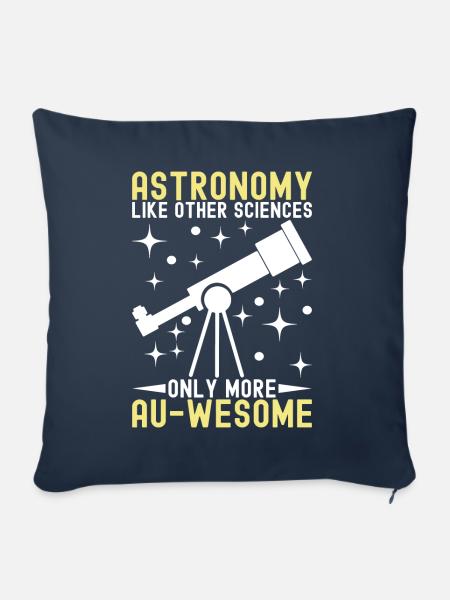 Atronome Astronomie - Sofakissen mit Füllung 45 x 45 cm - Navy
