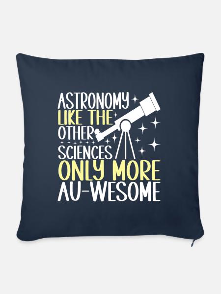 Astronom Astronomie - Sofakissen mit Füllung 45 x 45 cm - Navy