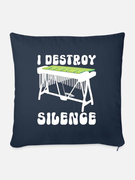 Vibraphon Vibraphonist - Sofakissen mit Füllung 45 x 45 cm - Navy