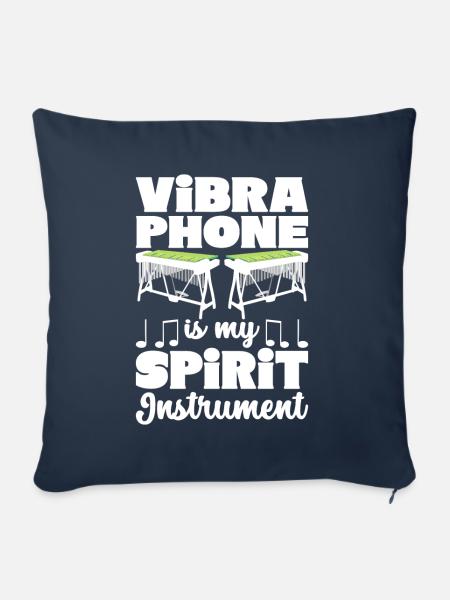 Vibraphon Vibraphonist - Sofakissen mit Füllung 45 x 45 cm - Navy