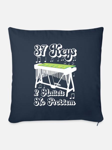 Vibraphon Vibraphonist - Sofakissen mit Füllung 45 x 45 cm - Navy