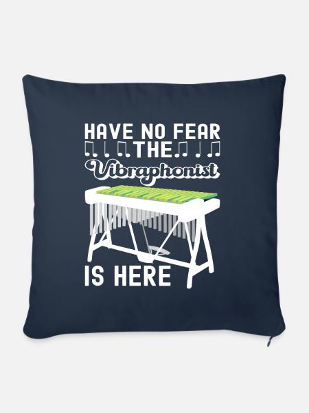 Vibraphon Vibraphonist - Sofakissen mit Füllung 45 x 45 cm - Navy