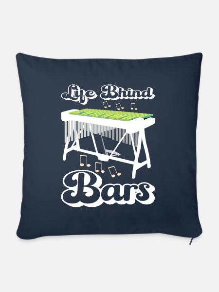 Vibraphon Vibraphonist - Sofakissen mit Füllung 45 x 45 cm - Navy