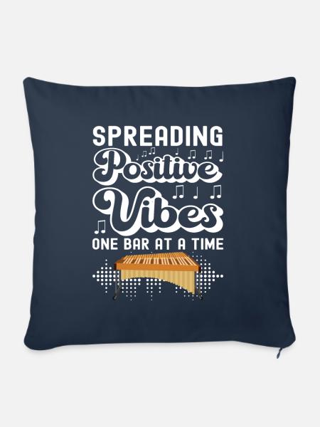Vibraphon Vibraphonist - Sofakissen mit Füllung 45 x 45 cm - Navy