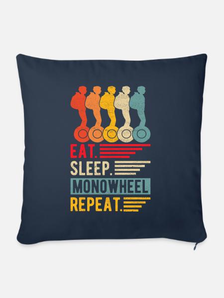 EUC Monowheel - Sofakissen mit Füllung 45 x 45 cm - Navy